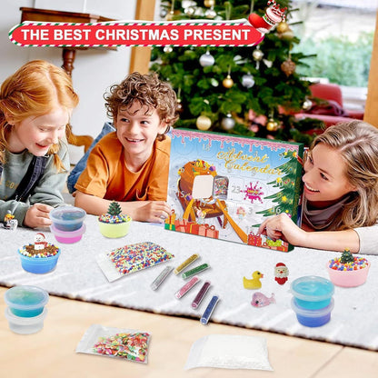 DIY Crystal Schleim Adventskalender 2026 für Jungen Mädchen
