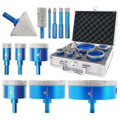 Diamant-Bohrer-Set für Fliesen, Porzellan, Granit, Marmor