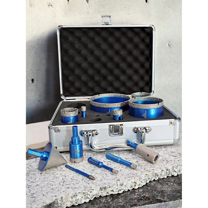 Diamant-Bohrer-Set für Fliesen, Porzellan, Granit, Marmor