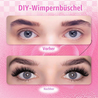 Einzelwimpern Set 0.07 D-8-16mm für Wimpernverlängerung