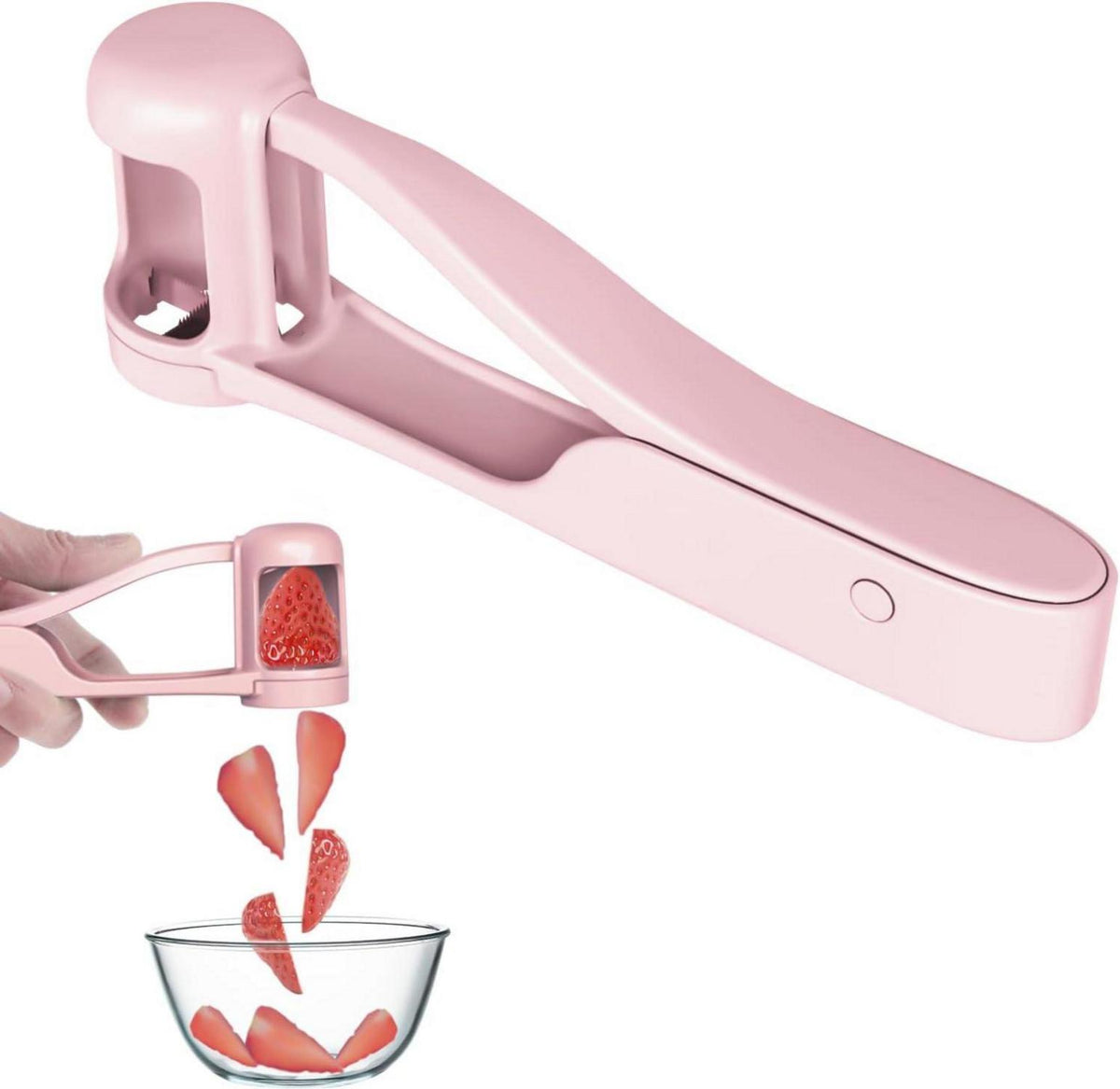 Traubenschneider Obstschneider Kinder Edelstahl Pink