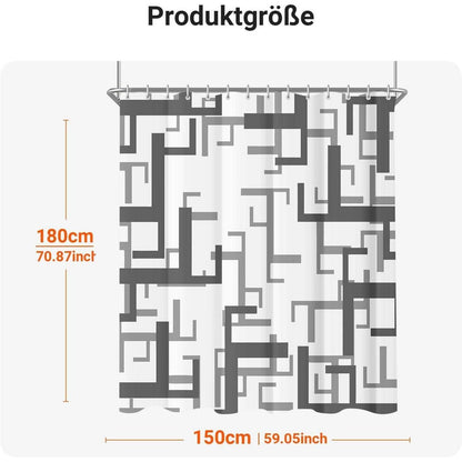 Duschvorhang 220x200cm Antischimmel