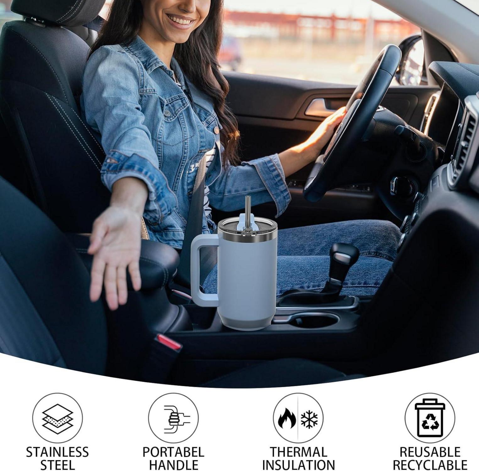 40oz Kaffeebecher to Go Thermobecher Edelstahl Vakuum Auslaufsicher
