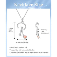Initialen-Halskette 925 Silber Zirkonia 40cm Damen Mädchen