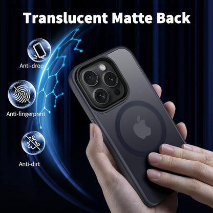 iPhone 15 Pro Max Hülle mit MagSafe, Kameraschutz, Dunkel Blau