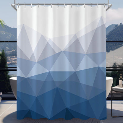 Duschvorhang Geometrischer Verlauf 180x200 cm, Antischimmel