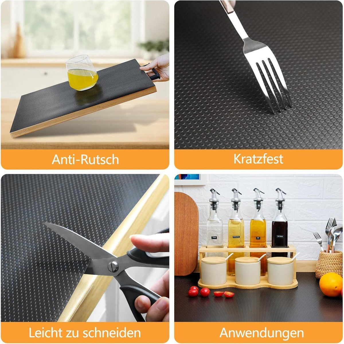 Schubladenmatte 30x600cm – Schneidbar, Rutschfest & Pflegeleicht