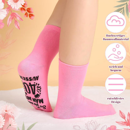 Geburtstags Socken Damen Baumwolle – Geschenkidee 40. Geburtstag