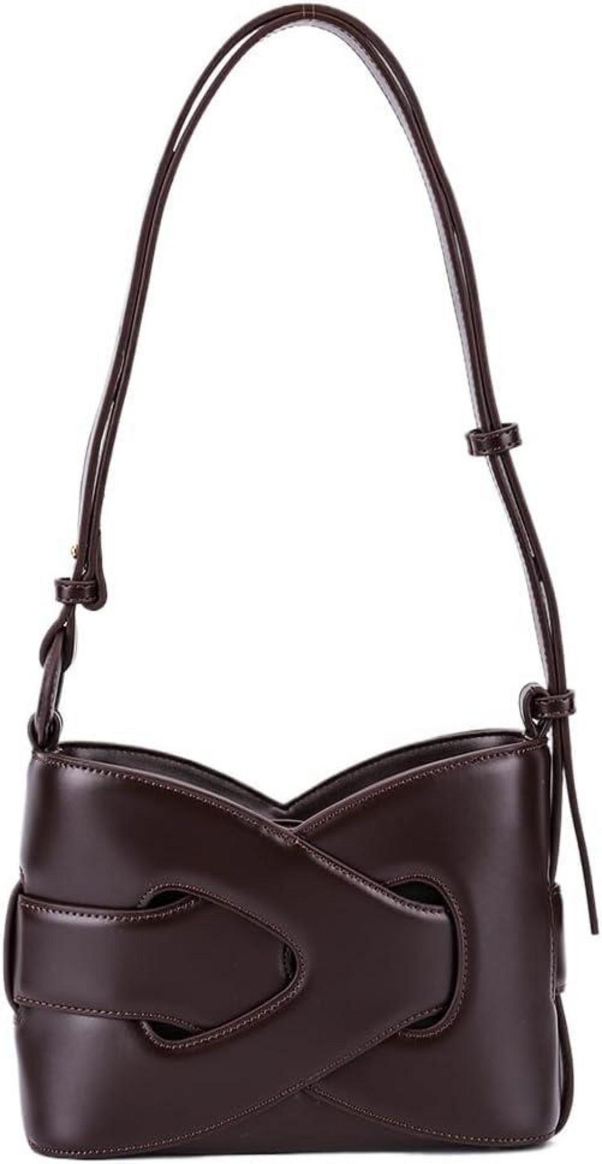 Vintage PU-Leder Schultertasche Damen Handtasche Umhängetasche