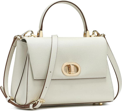 Elegante Damen Handtasche aus Leder mit abnehmbarem Schultergurt