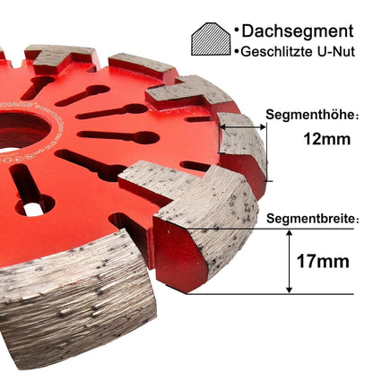Diamant Frässcheibe 130mm für Fußbodenheizung in Beton & Estrich