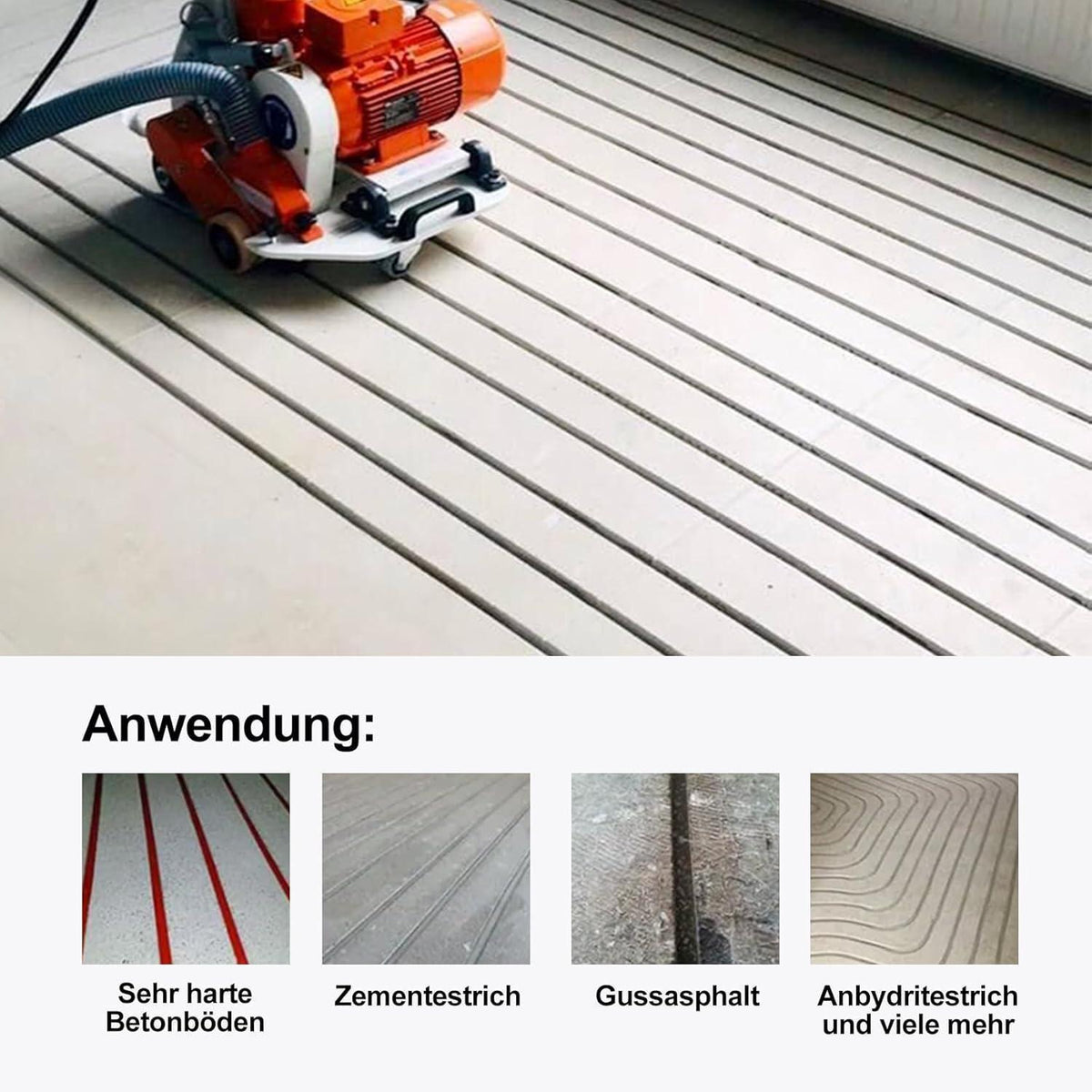 Diamant Frässcheibe 130mm für Fußbodenheizung & Estrich