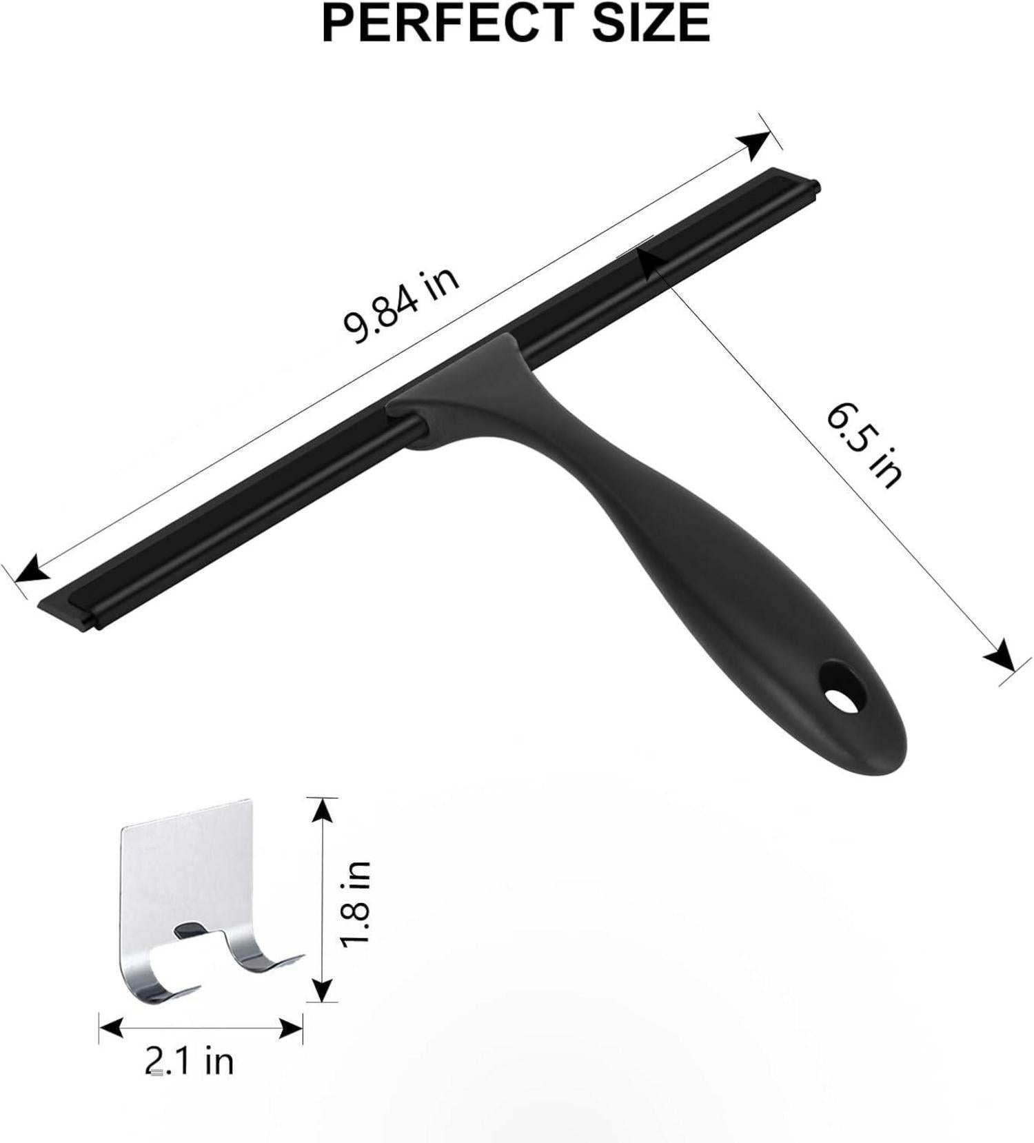 Duschabzieher Glastür Edelstahl Squeegee Bad Fliesen