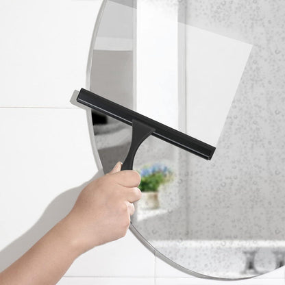 Duschabzieher Glastür Edelstahl Fenster Squeegee Allzweck Schwarz