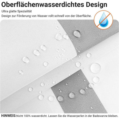 Lerores Duschvorhang Textil 200x200cm Antischimmel Block