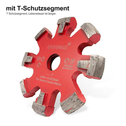 Diamant Frässcheibe 130mm für Fußbodenheizung in Beton & Estrich