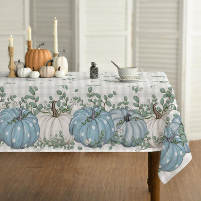 Artoid Büffelkarierte Blau Herbst Tischdecke 140x180 cm, Party Dekor