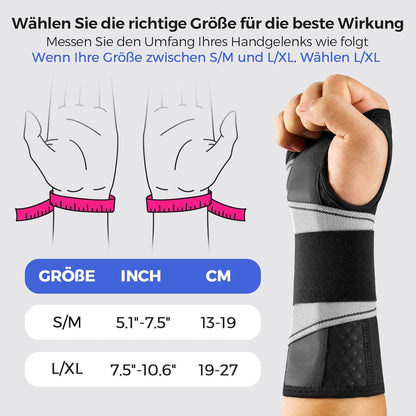 Leichte Handgelenkstütze mit Bionischer