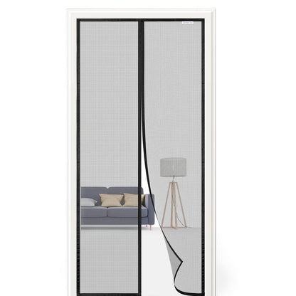 Fliegengitter Tür 100x250 cm mit Magneten – Bohrlos & Haustierfreundlich