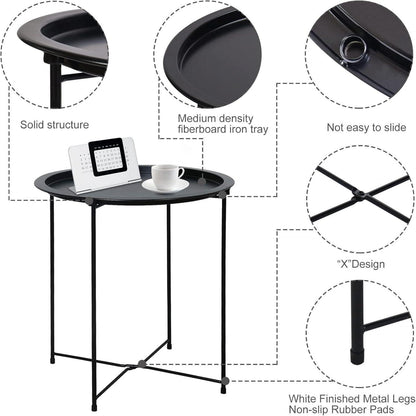 Beistelltisch rund Wohnzimmer Schlafzimmer matte Kamelbraun
