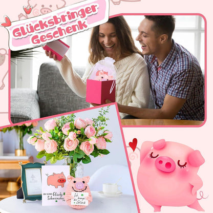 Glücksschweinchen Positive Geschenke Prüfung Besserung