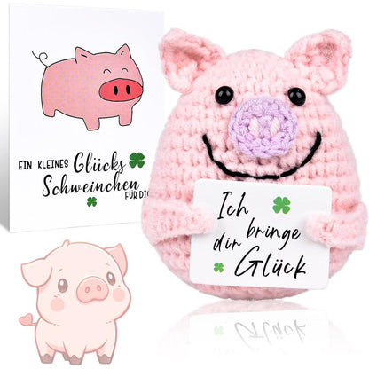 Glücksschweinchen Positive Geschenke Prüfung Besserung