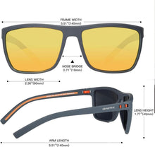 Polarisierte Herren Sonnenbrille TR90 Rahmen UV400 Schutz
