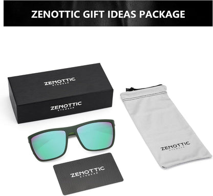Polarisierte Sonnenbrille Herren TR90 Rahmen UV400 Schutz Quadrat