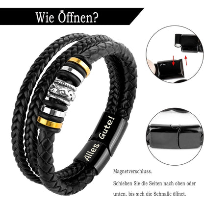 Lederarmband Herren 18. Geburtstag Geschenk Coole