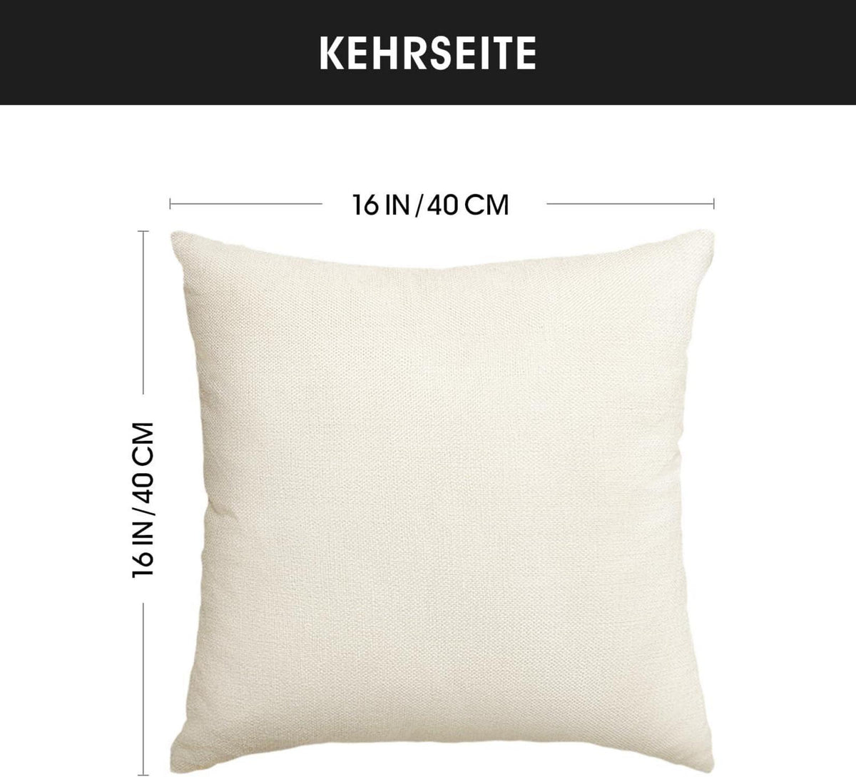 Orange Herbst Kürbis Eukalyptus Streifen Kissenbezug 4er Set 40x40 cm