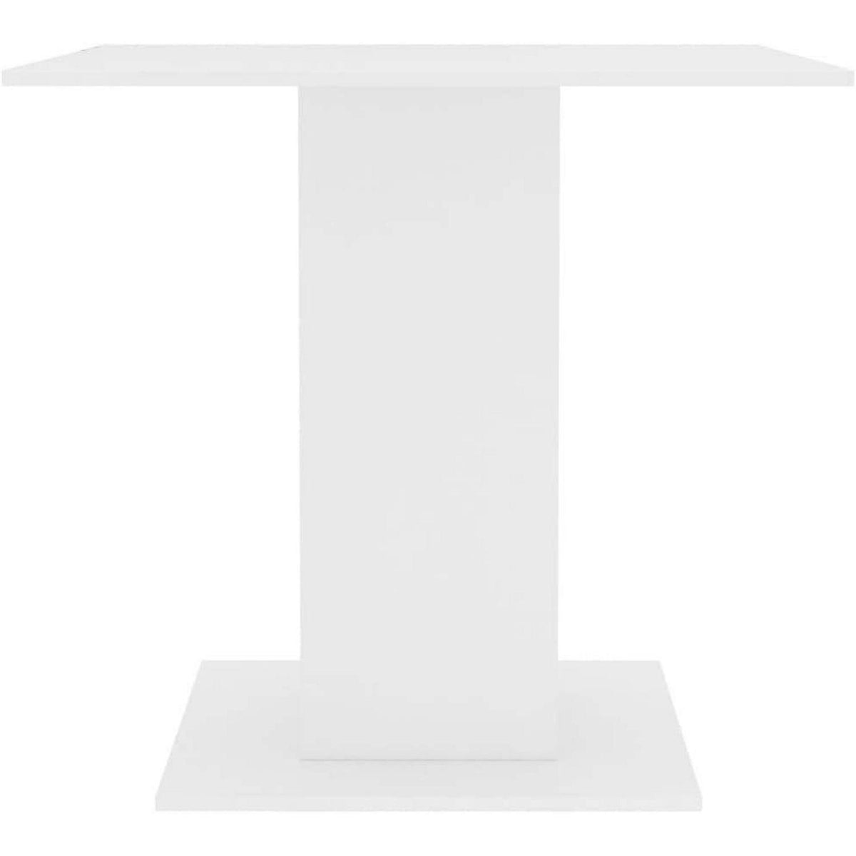 Weißer Esstisch 80x80 cm – Küchentisch Holzwerkstoff
