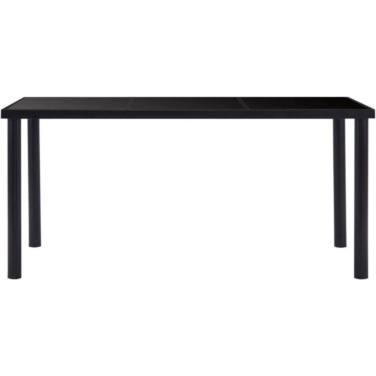 Esstisch Altholz Schwarz 160x80x75cm – Retro Einrichtungszauber