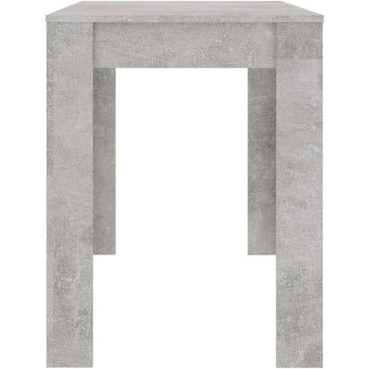Minimalistischer Esszimmertisch 120x60 cm Betongrau
