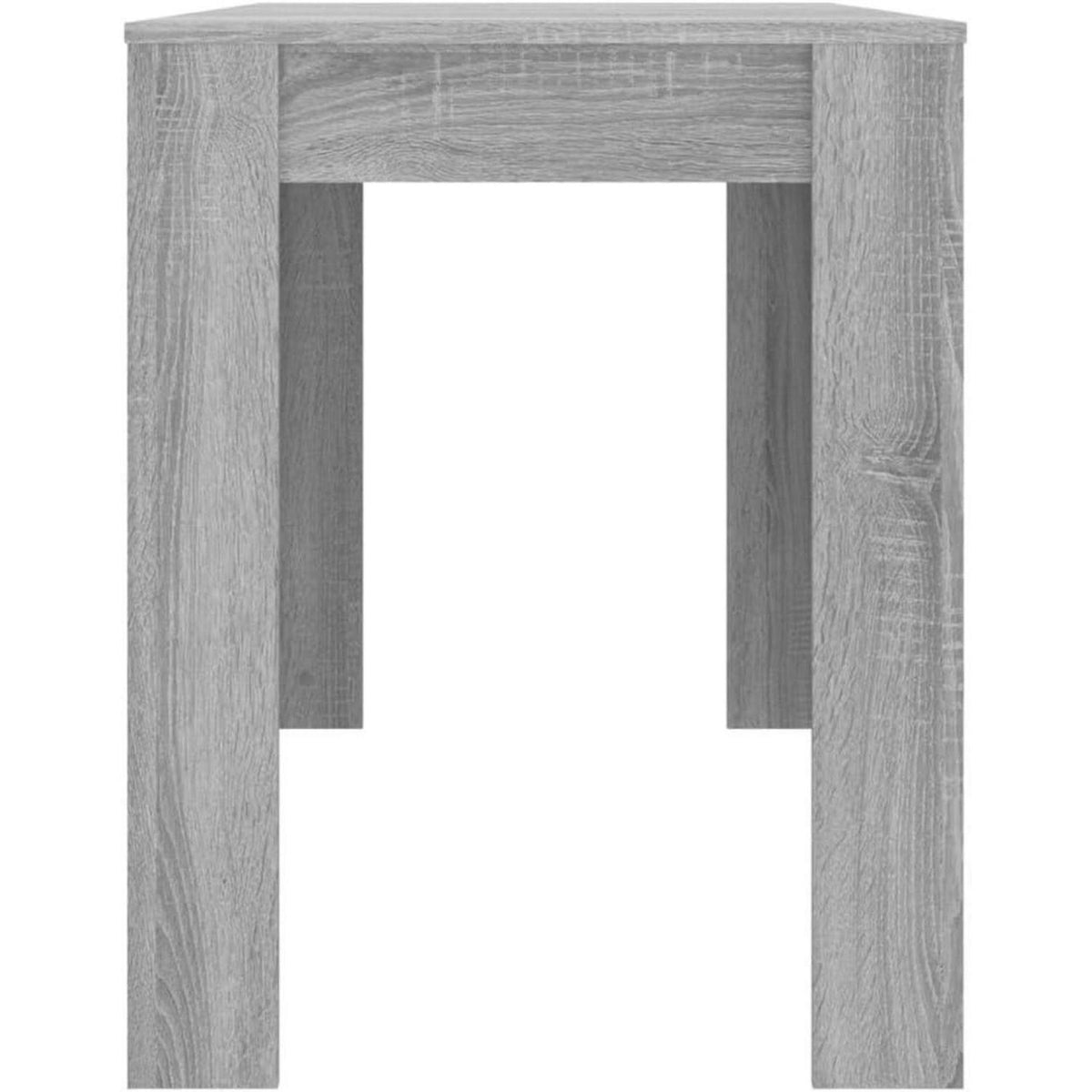 Esszimmertisch Grau Sonoma 120x60 cm – Minimalistischer Küchentisch