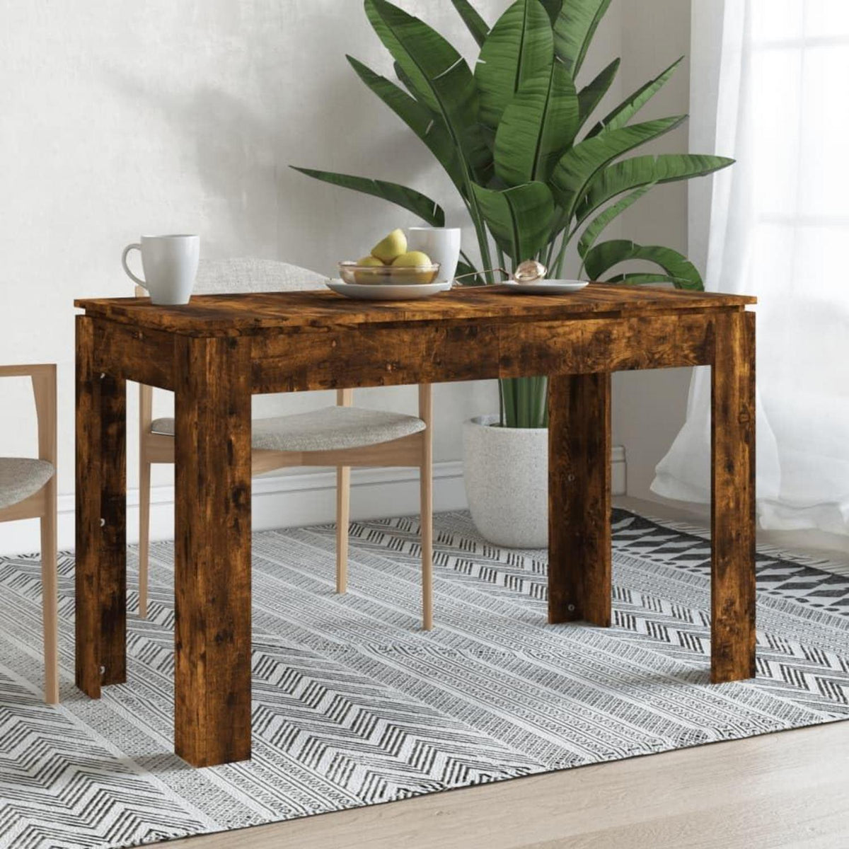 Moderner Esstisch Räische 120x60 cm – Küchentisch Holzwerkstoff
