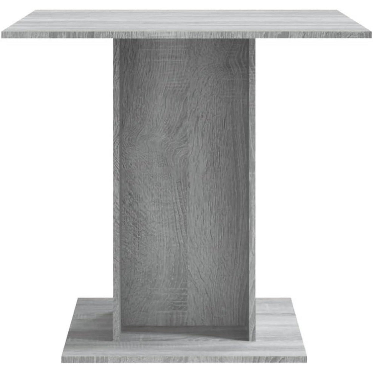 Grauer Esstisch Sonoma 80x80 cm – Küchentisch für Esszimmer