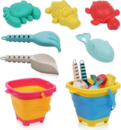 Sandspielzeug Set für Kinder Strand Sandkasten Spielzeug 8-teilig