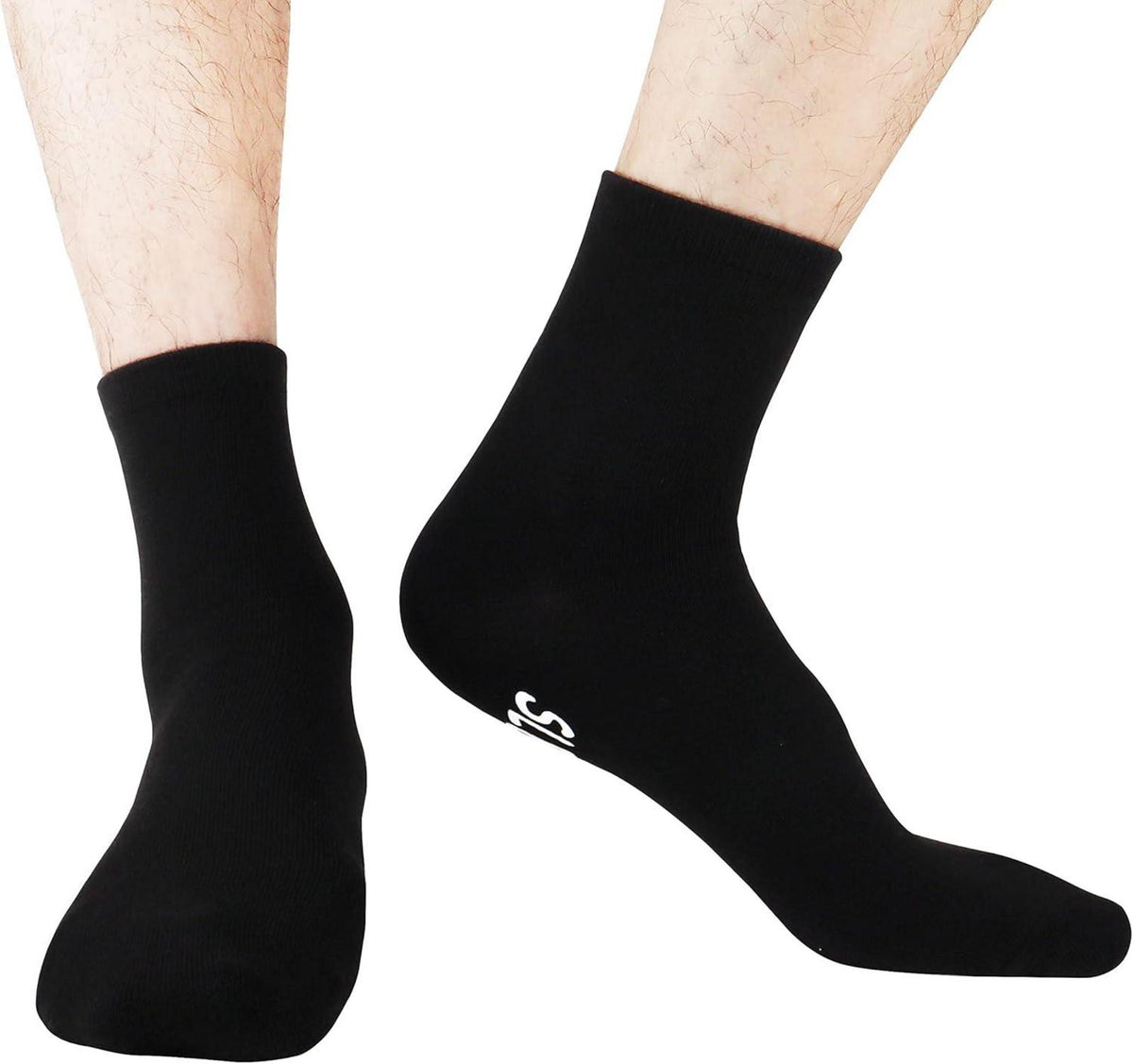 Lustige Socken Baumwolle Schwarz 70. Hemmend Griffigkeit
