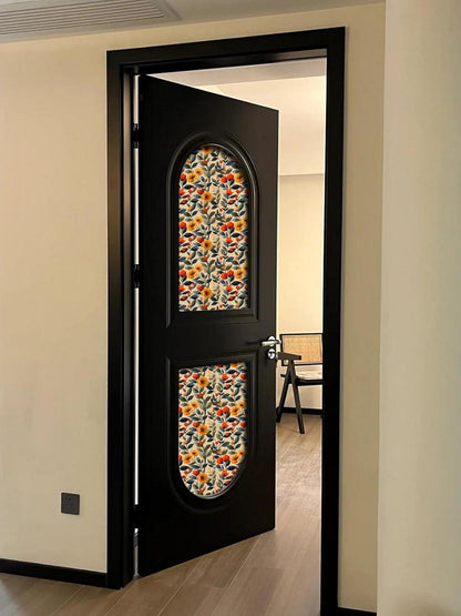 Selbstklebende Blumentapete PVC Vinyl Möbelfolie 0.4W x 10L m