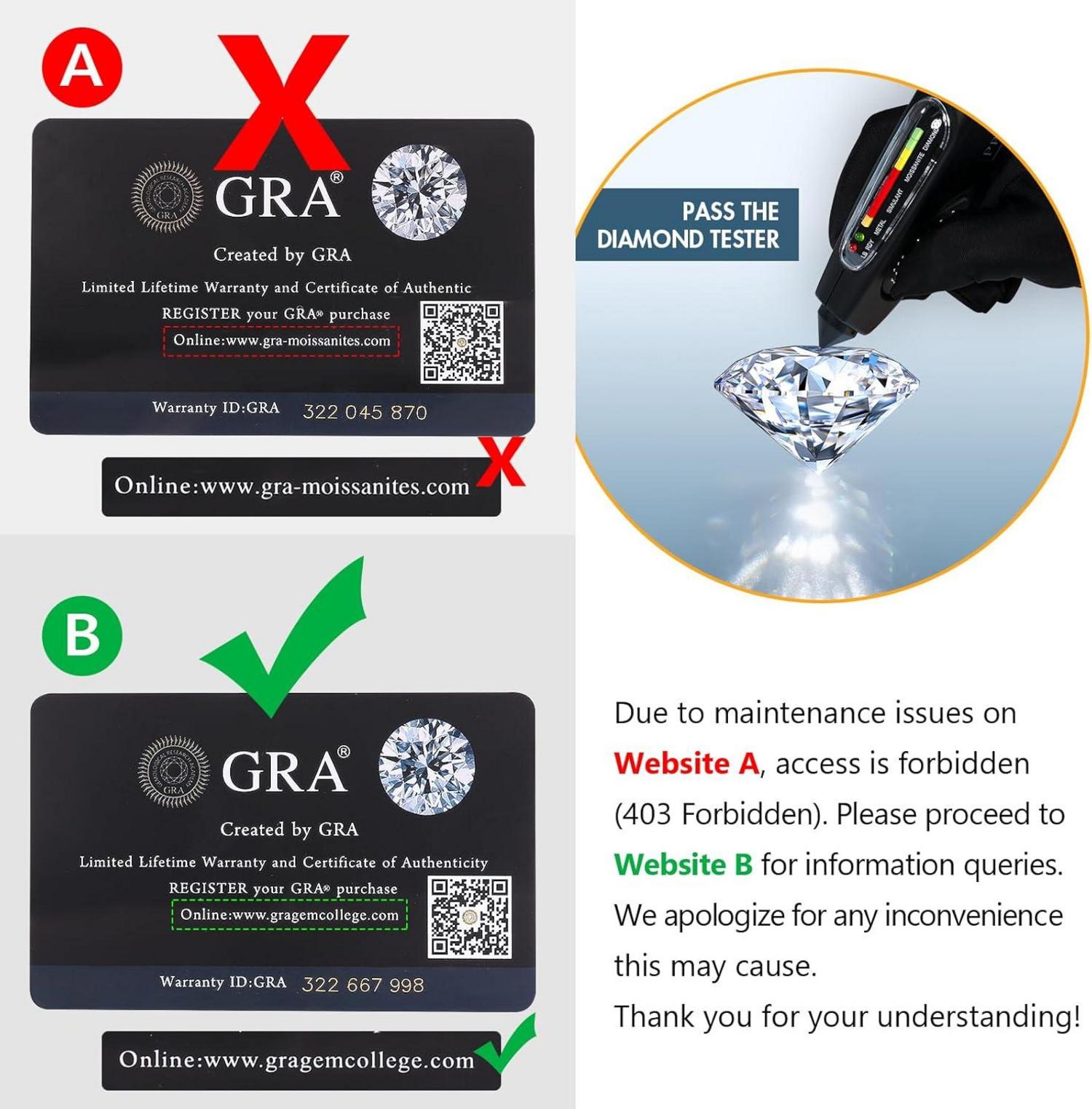 Elegante Moissanite Diamant Ohrringe 925 Silber Damen 0,6 Karat VVS1 D Farbe