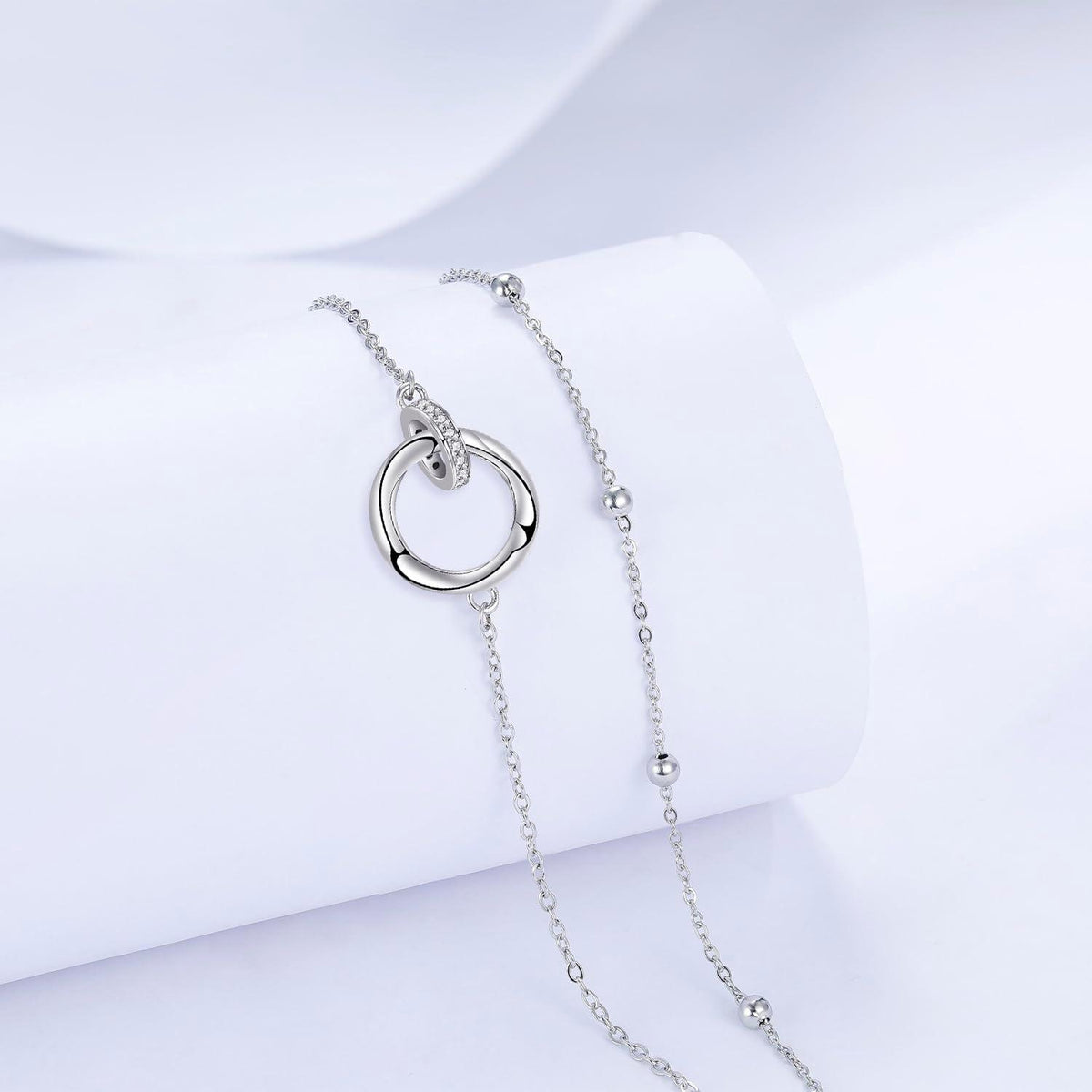 925 Silber Fußkettchen Damen Verstellbare Fußkette Strand Schmuck