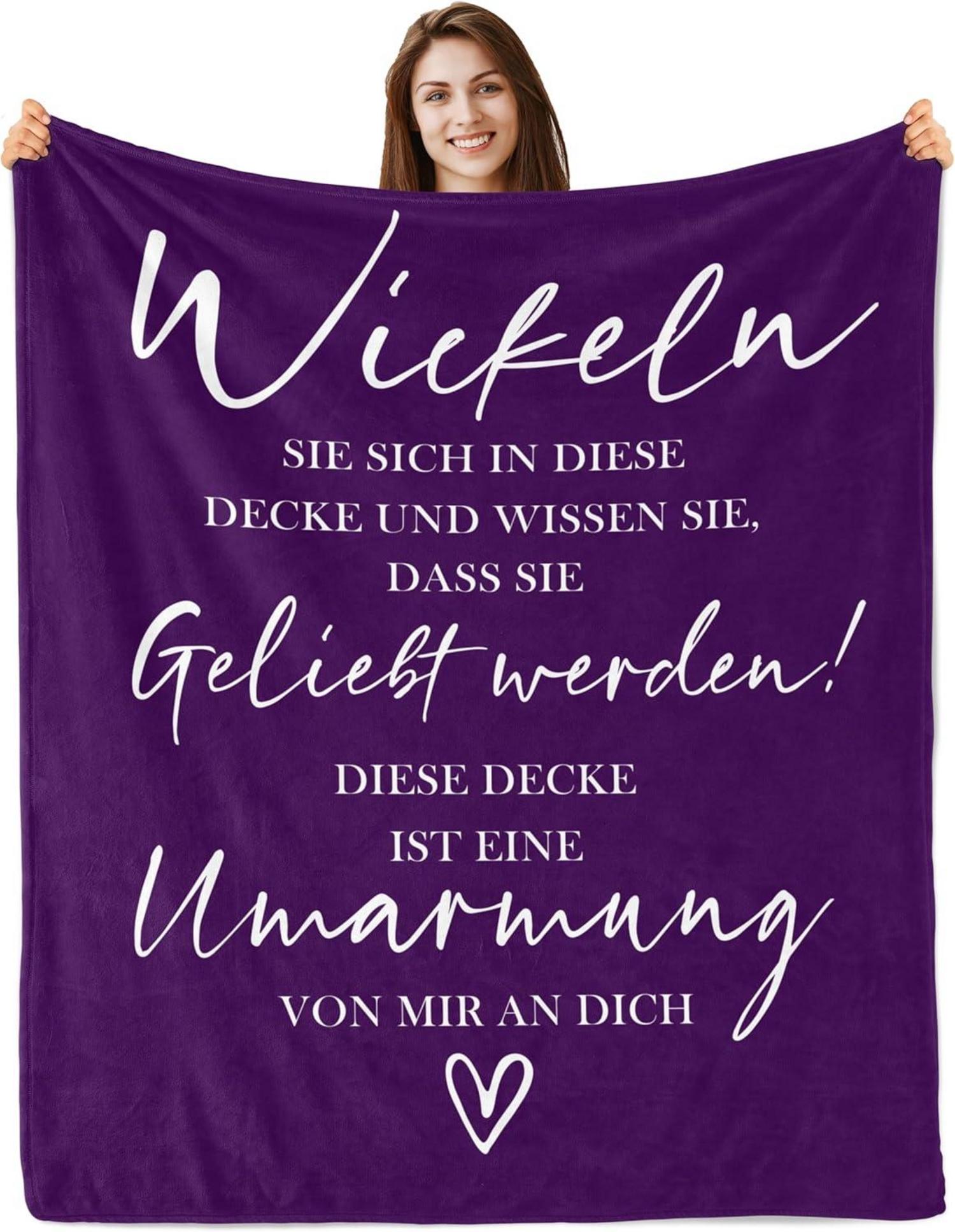 Yesbird Gute Besserung Geschenk Decke 130x150CM 100% Polyester