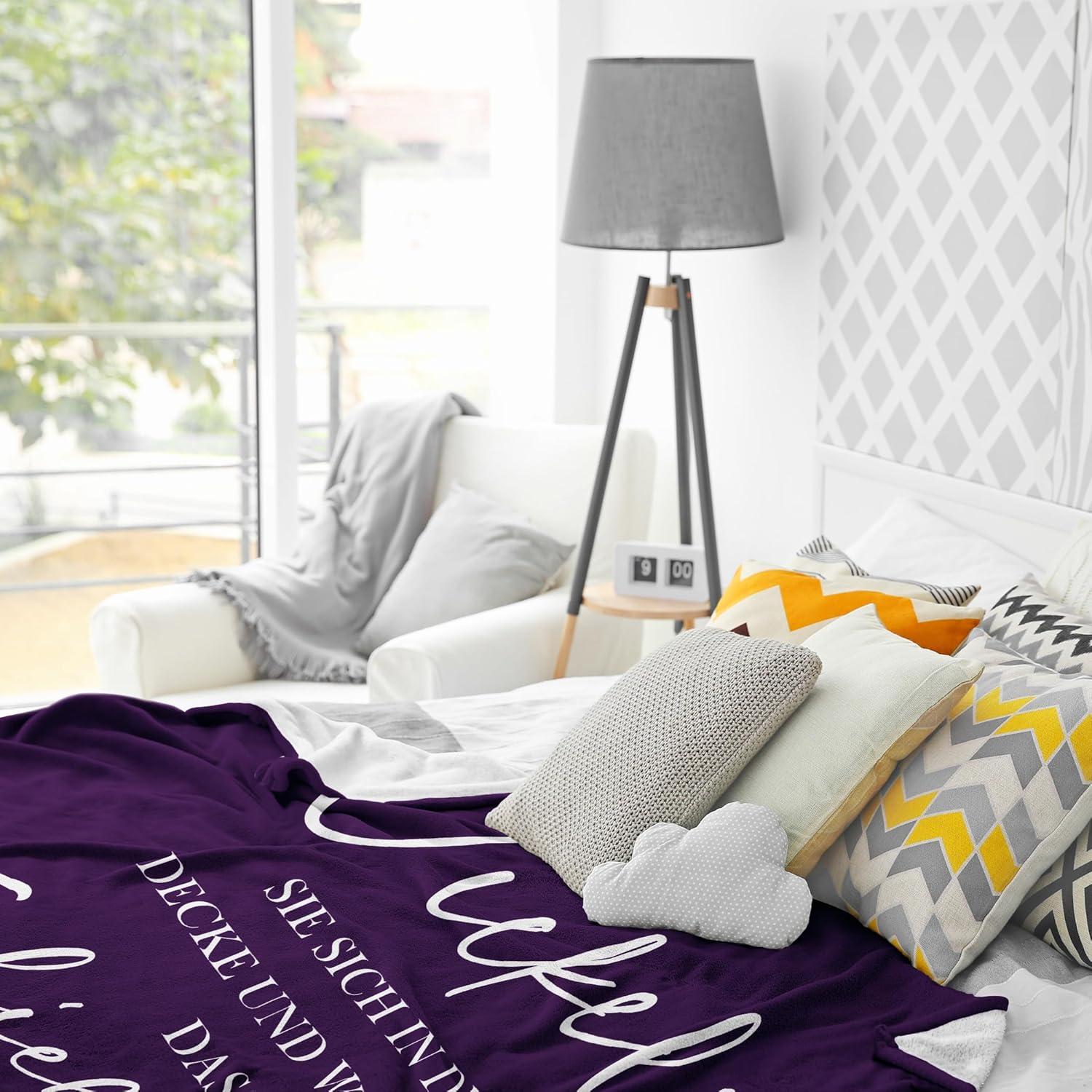 Yesbird Gute Besserung Geschenk Decke 130x150CM 100% Polyester
