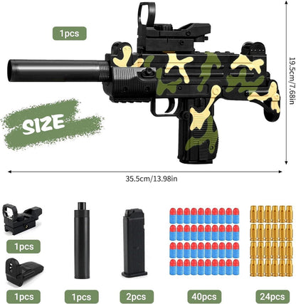 Schaumstoff Soft Bullet Gun mit Graffiti, Kinder
