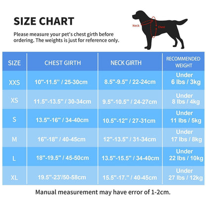 No Pull Hundegeschirr kariert, verstellbar, Blau S