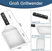 Edelstahl Grillspachtel Set für Smash Burger & Teppanyaki