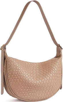 Geflochtene Umhängetasche für elegantes Retro-Styling