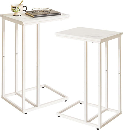 Moderner Beistelltisch Marmoroptik