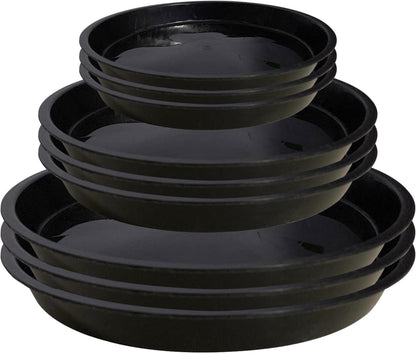 Blumentopf Untersetzer Rund Set 9 Stk Pflanztopf Plastik für Innen
