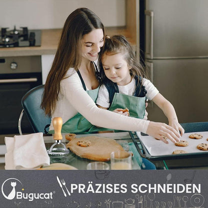 Bugucat Ravioli Ausstecher Former Teigtaschenrad Keksform (5er